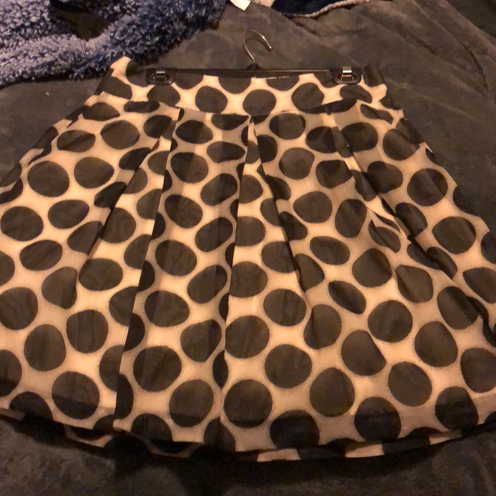 The Limited Polka Dot Skirt